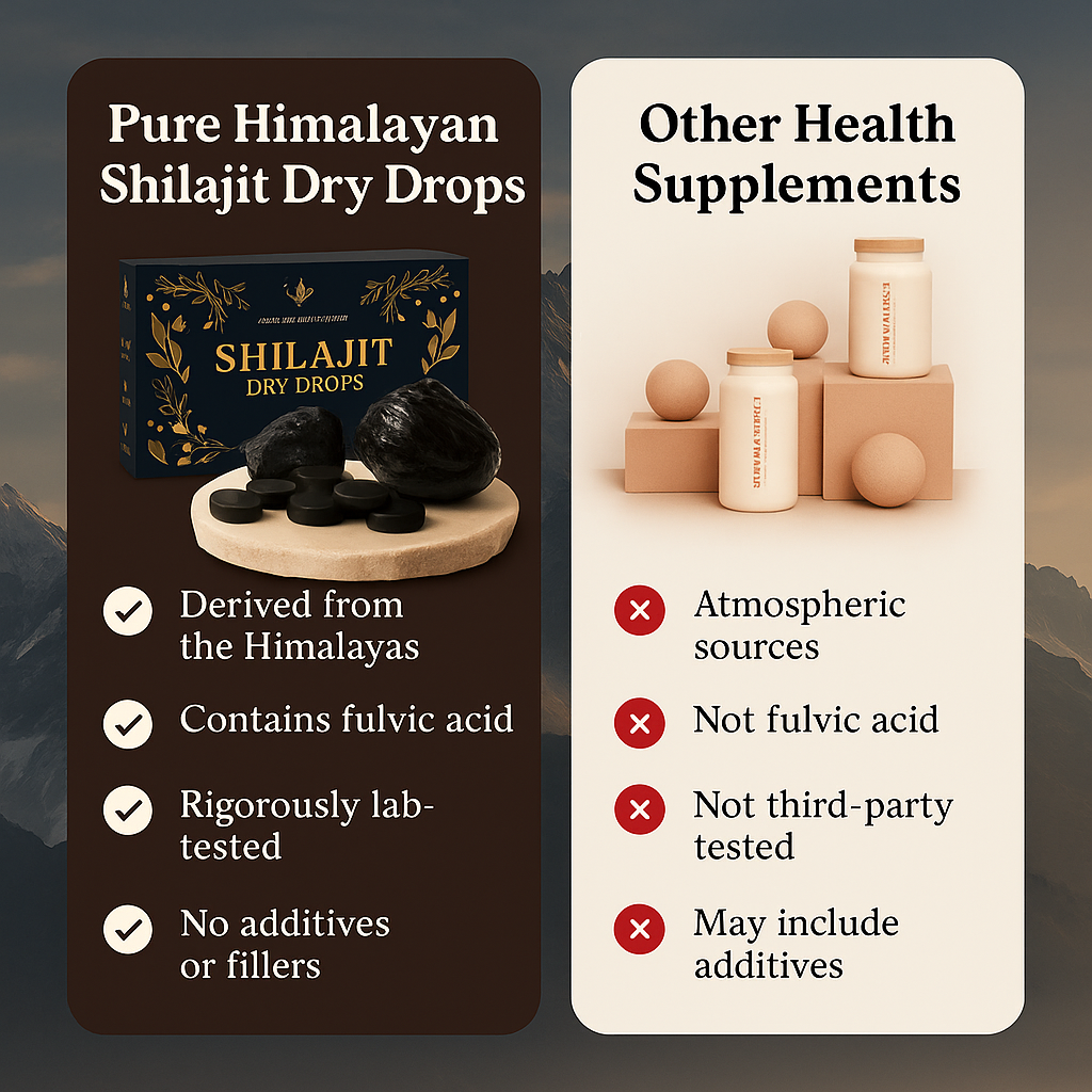 Pure Siberian Shilajit Dry Drops