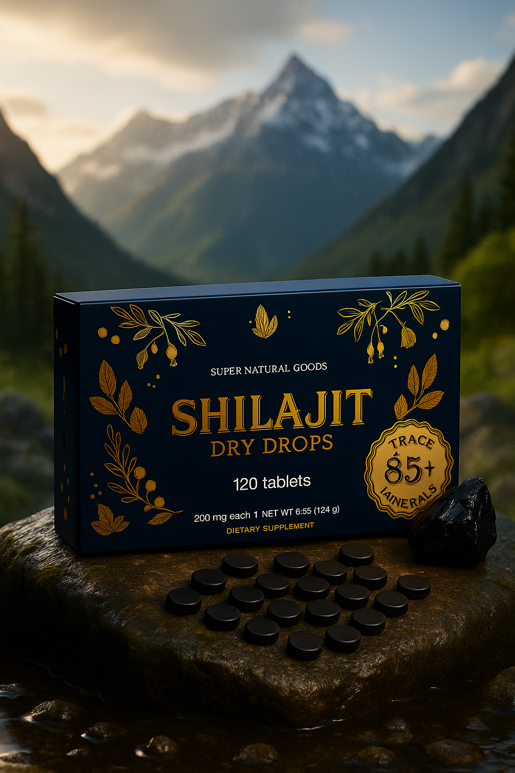 Pure Siberian Shilajit Dry Drops